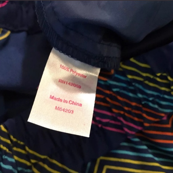 New MACBETH Collection Chevron Pants Pull On Set Lightweight Navy Blue NWT - Picture 5 of 6